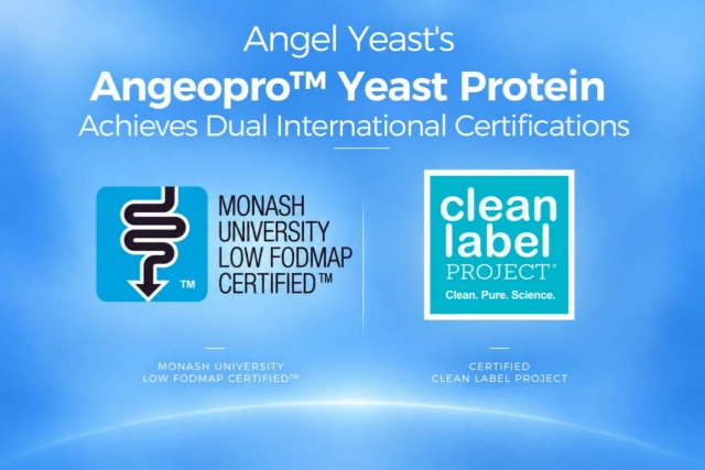 Angel Yeast's Angeopro? Yeast Protein Achieves Dual International Certifications