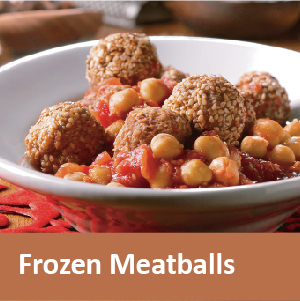 Boulettes de viande congelées
