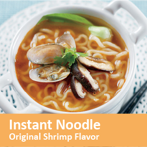 Nouilles instantanées saveur crevette originale