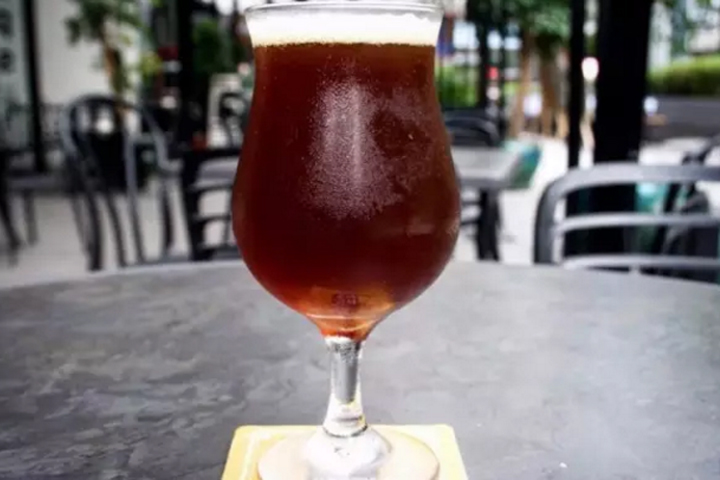 Beer made from gula melaka Sweet