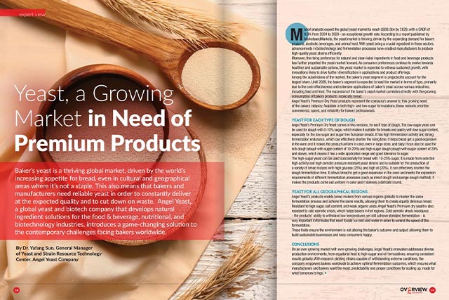 Yeast, a Growing Market in Need of Premium Products
