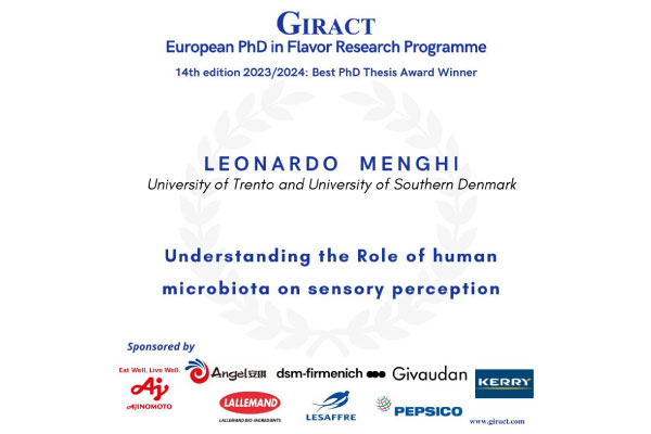 Angel Yeast Sponsors Giract's 14th Flavor Research Awards Program