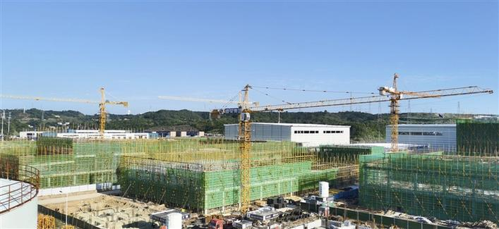 云顶集团4008绿色生产基地项目建设现场