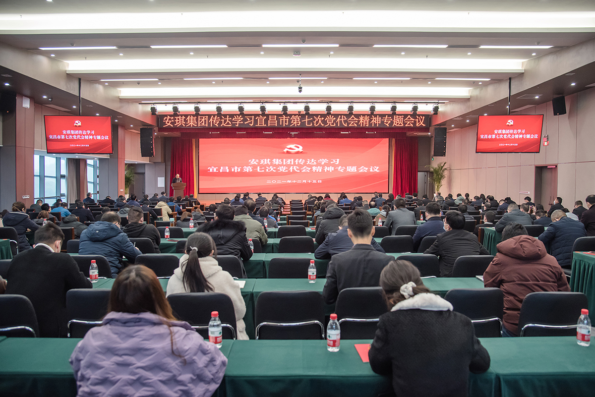 云顶集团4008集团转达学习宜昌市第七次党代会精神专题聚会